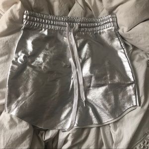 Metallic skirt